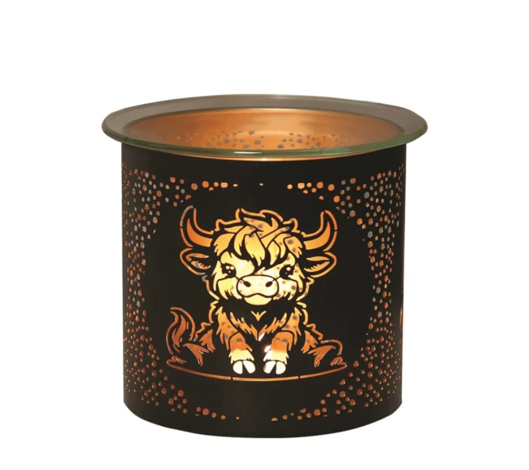 Highland Cow Multiway Black & Gold